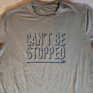 Under Armour Can't Be Stopped Grey Shirt L